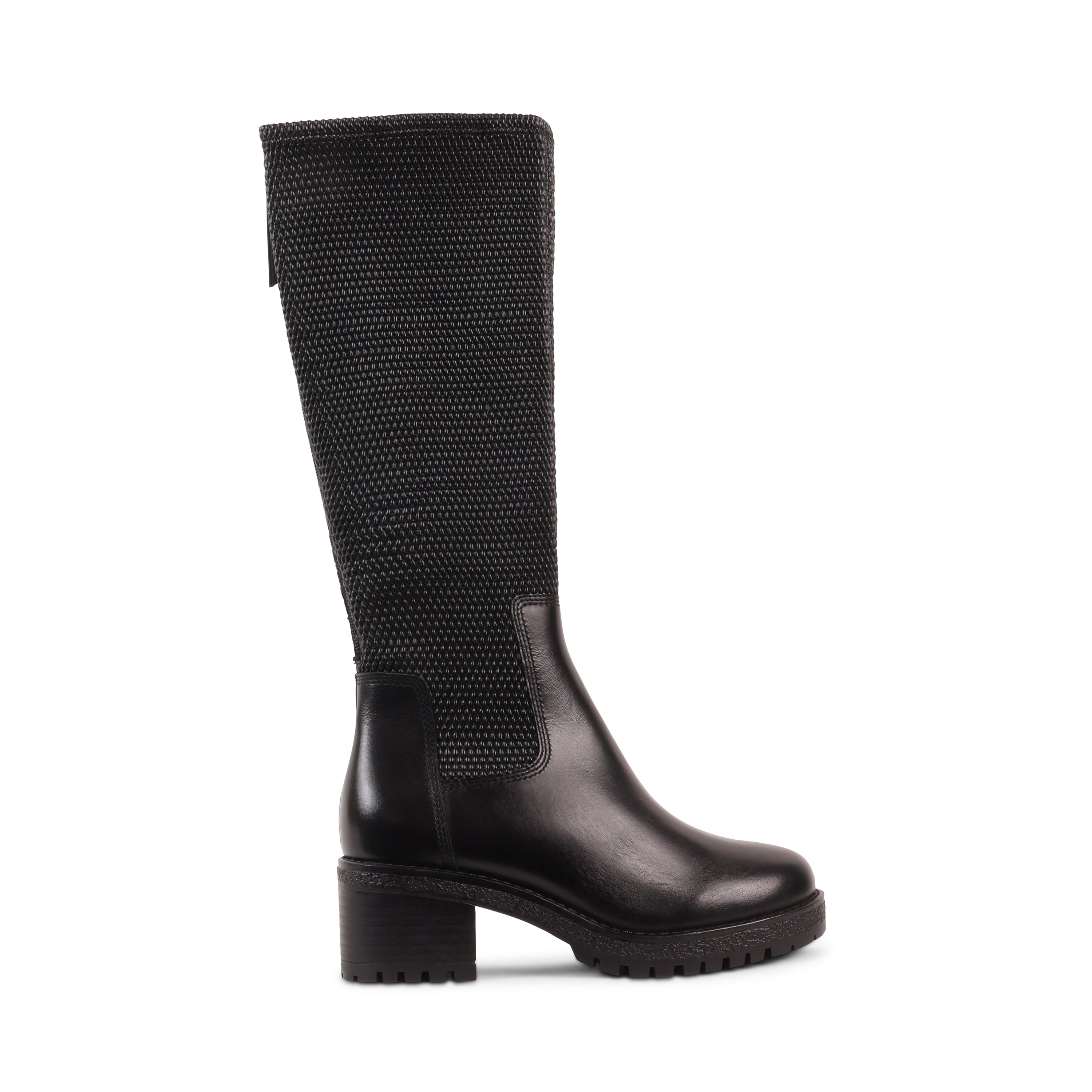 DESIRA BLACK LEATHER WATERPROOF BOOT