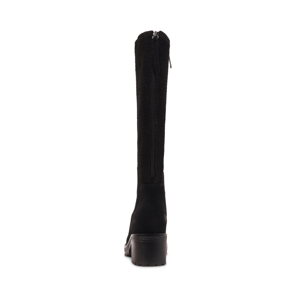 DESIRAS BLACK SUEDE WATERPROOF BOOT