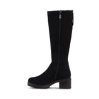 DESIRAS BLACK SUEDE WATERPROOF BOOT
