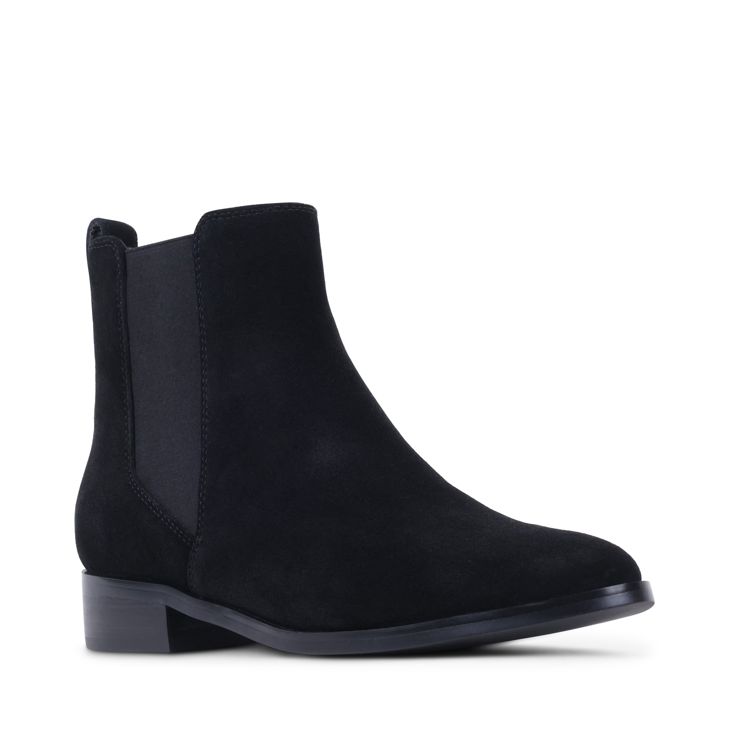 CELESTEES BLACK SUEDE WATERPROOF BOOT