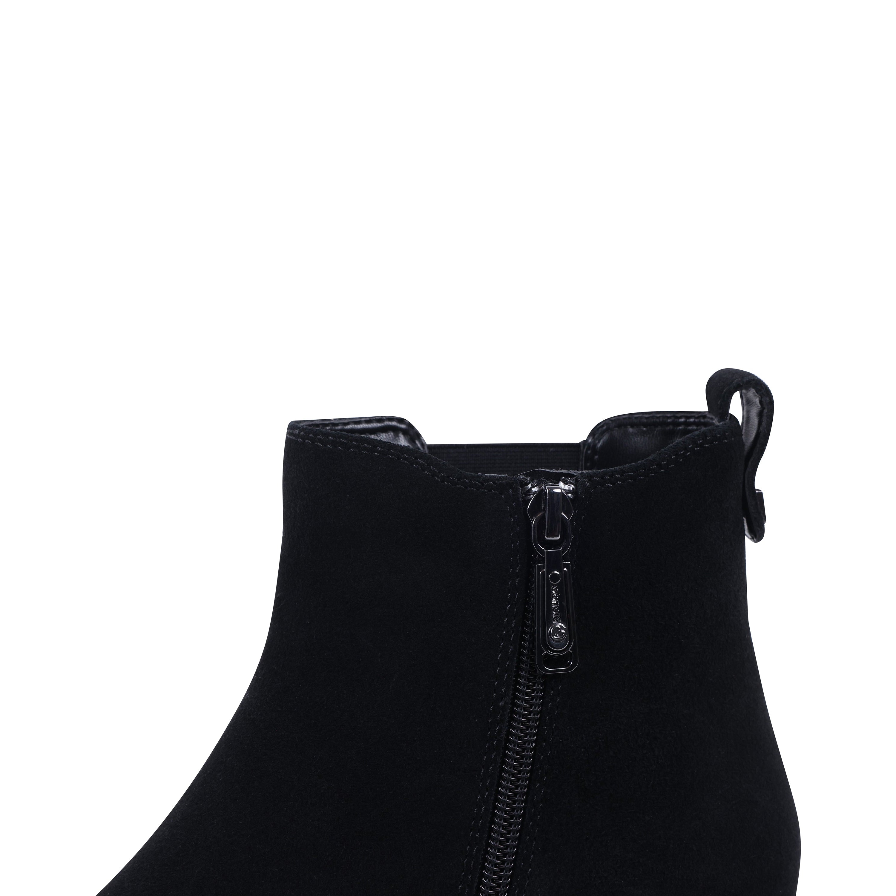 CELESTEES BLACK SUEDE WATERPROOF BOOT