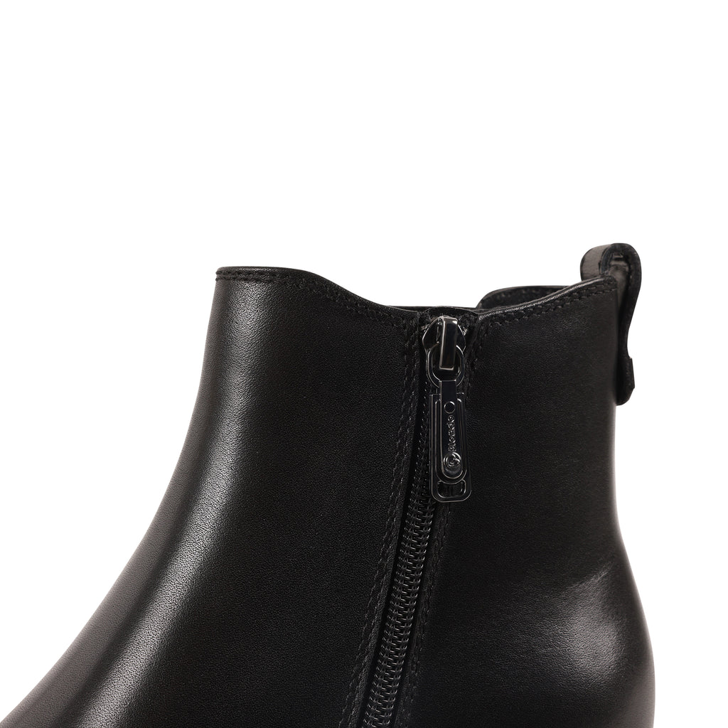 CELESTEE BLACK LEATHER WATERPROOF BOOT