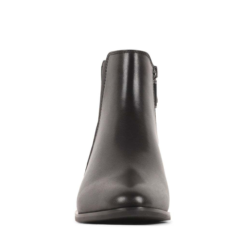 CELESTEE BLACK LEATHER WATERPROOF BOOT