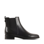 CELESTEE BLACK LEATHER WATERPROOF BOOT