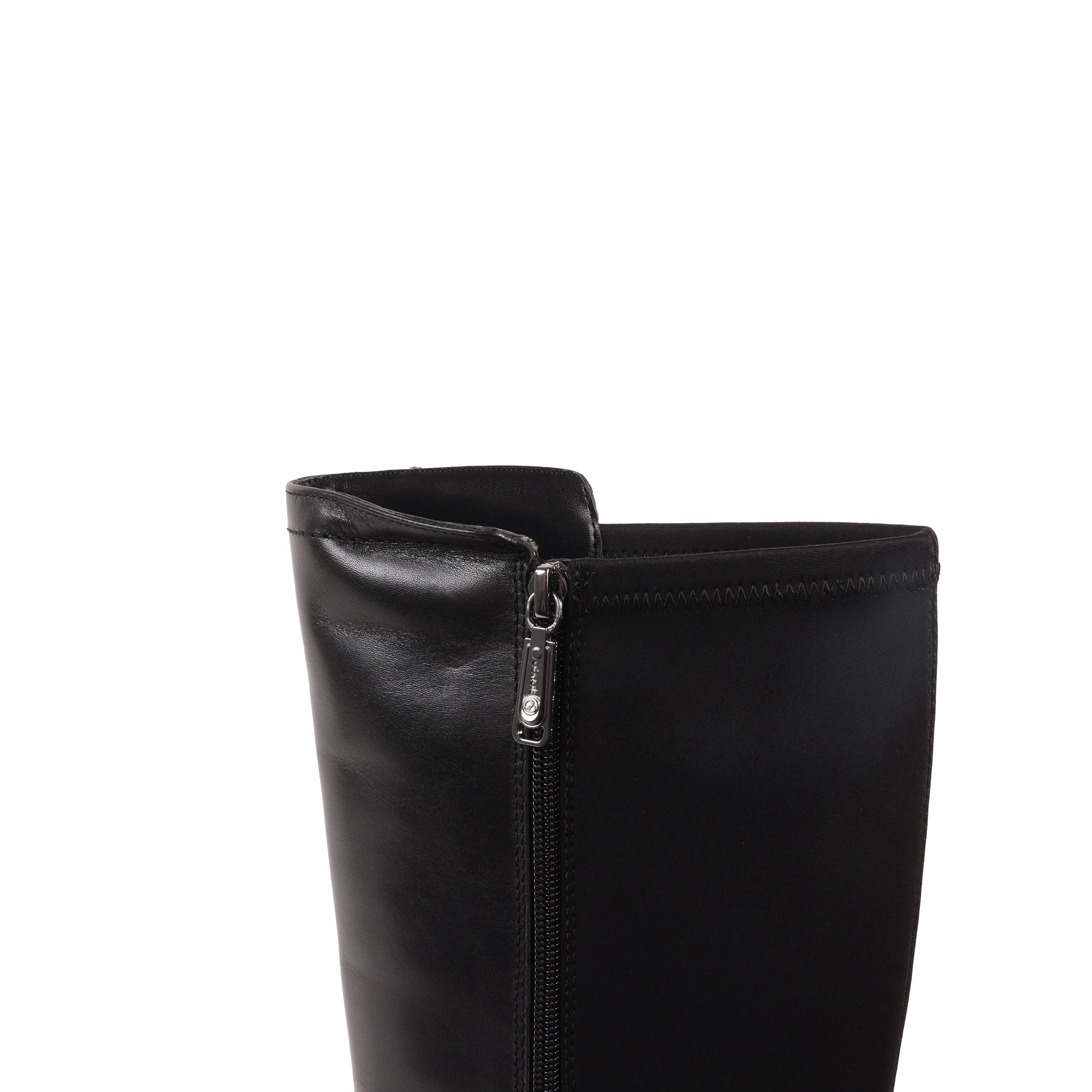 GEENIE BLACK LEATHER WATERPROOF BOOT