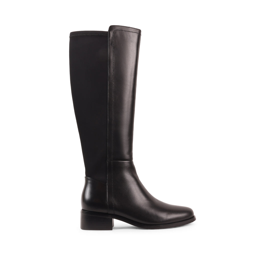 GEENIE BLACK LEATHER WATERPROOF BOOT