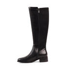 GEENIE BLACK LEATHER WATERPROOF BOOT