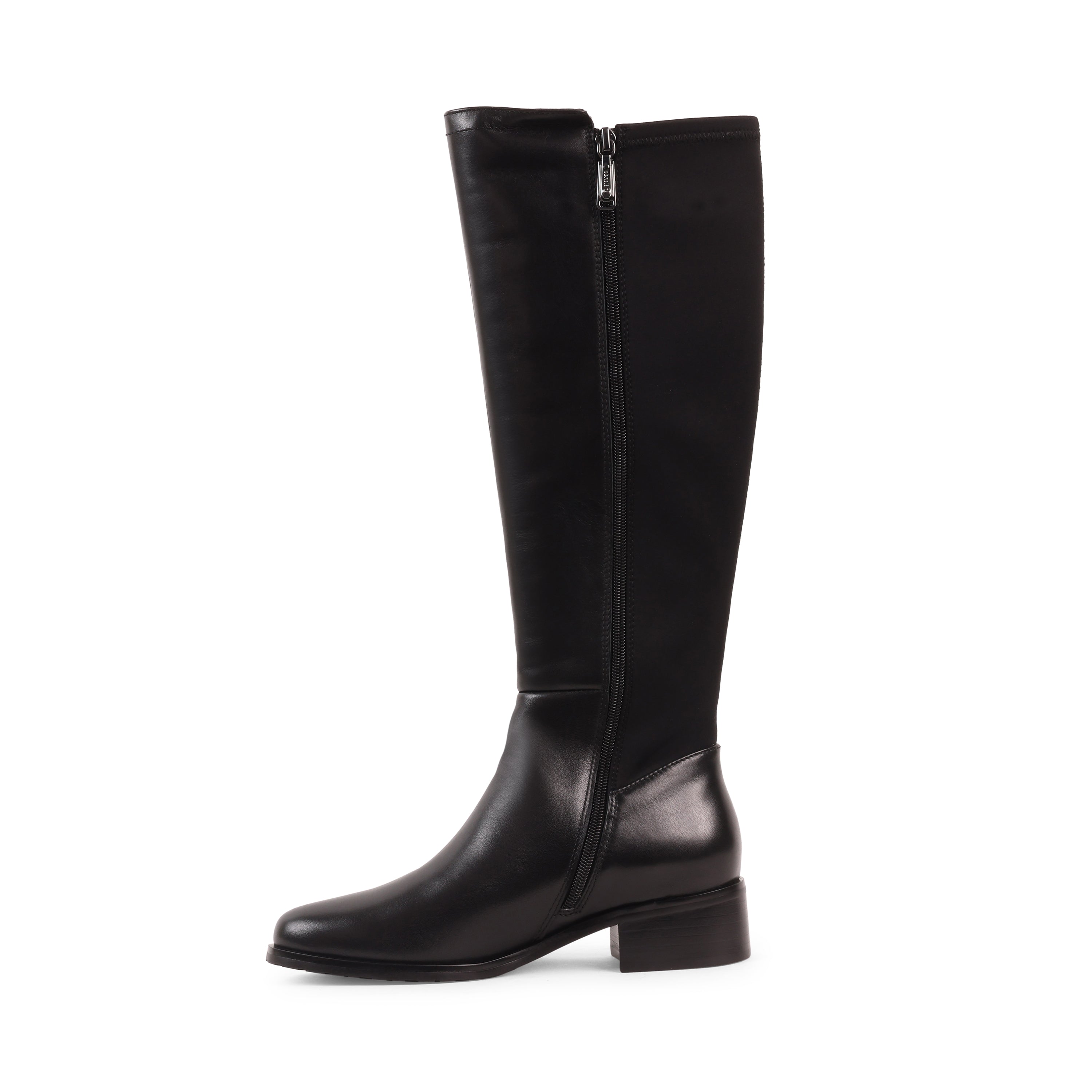 GEENIE BLACK LEATHER WATERPROOF BOOT