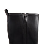 IRELYNN BLACK LEATHER WATERPROOF BOOT