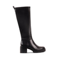 IRELYNN BLACK LEATHER WATERPROOF BOOT