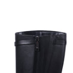 ELLIOTT BLACK LEATHER WATERPROOF BOOT