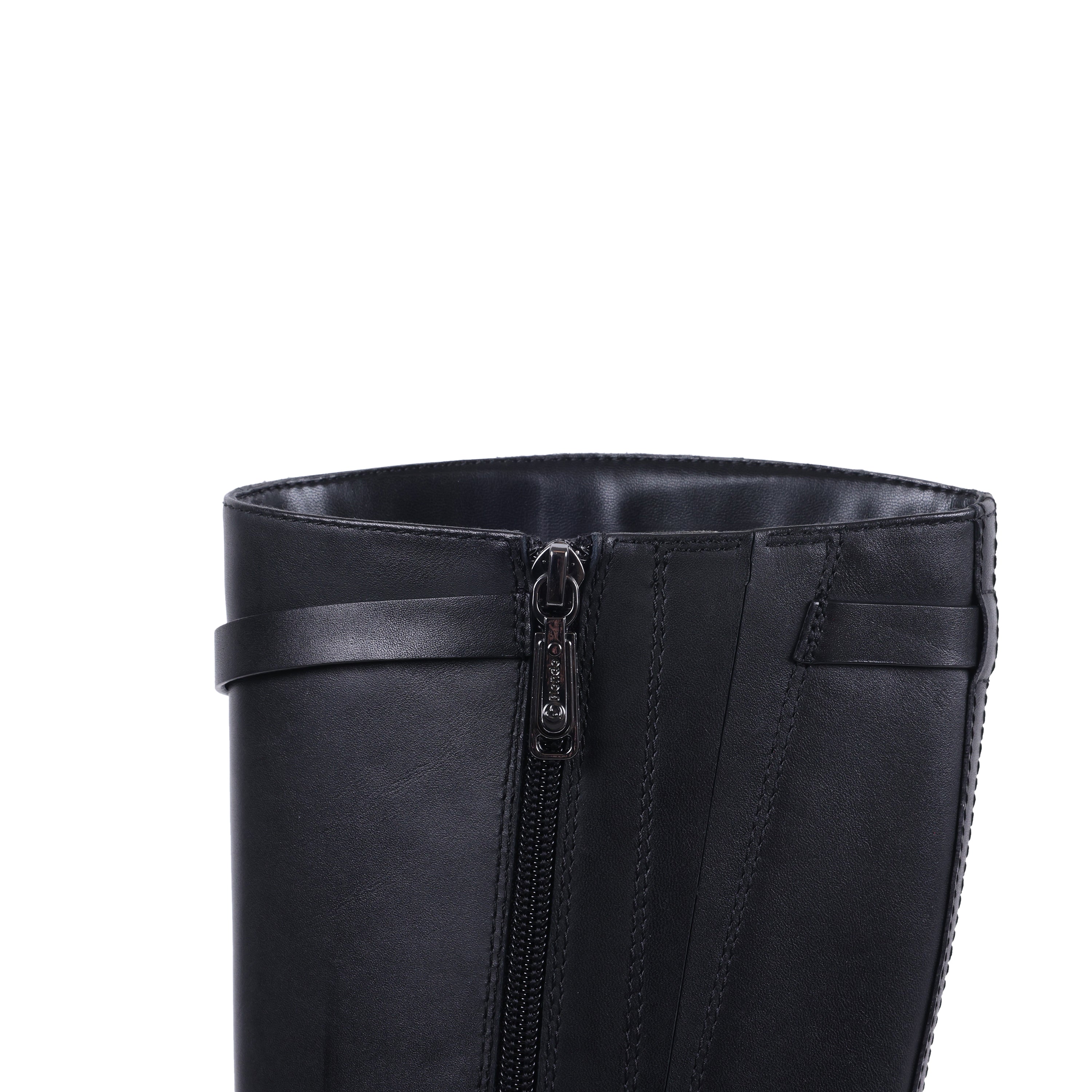ELLIOTT BLACK LEATHER WATERPROOF BOOT