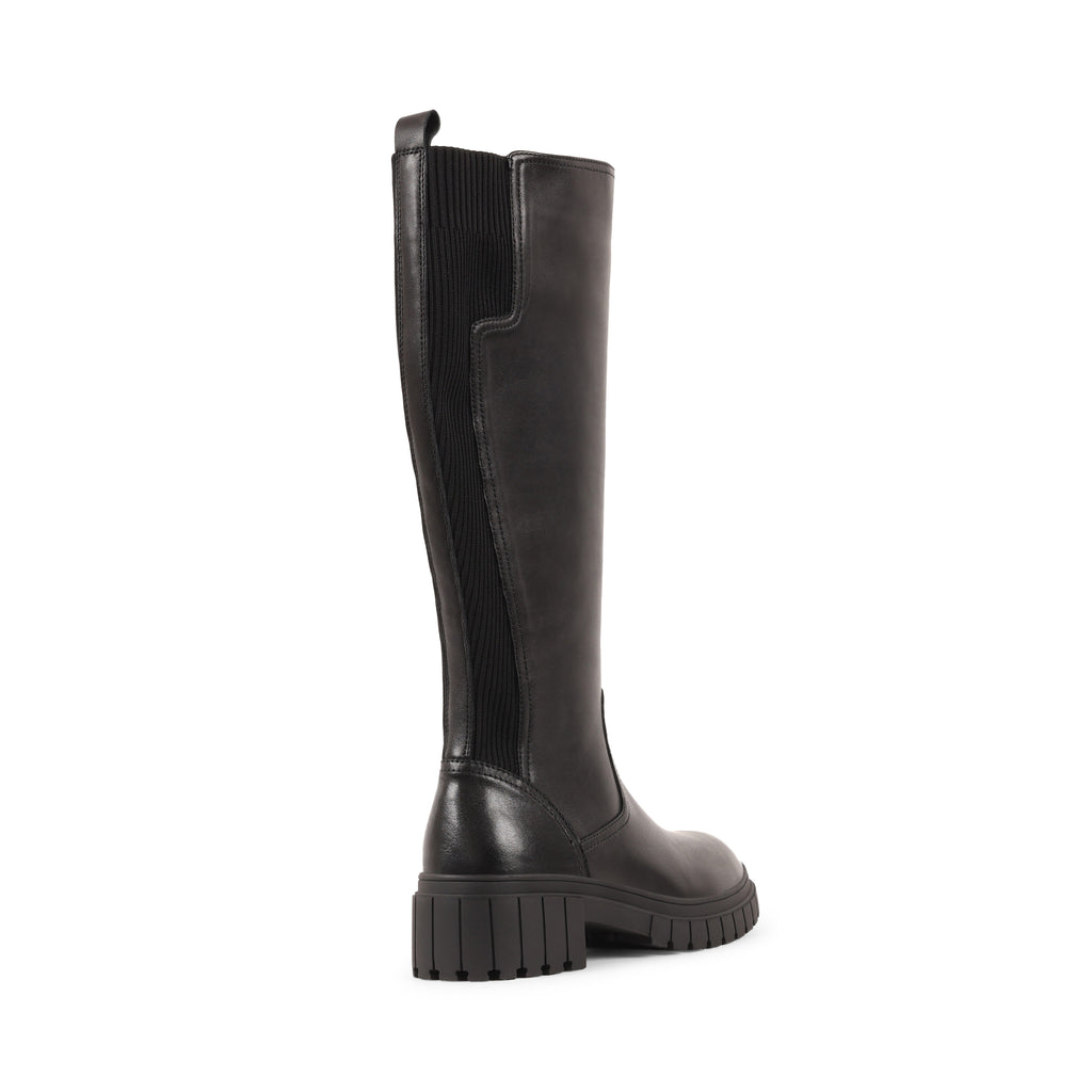 EMBERLYNN BLACK LEATHER WATERPROOF BOOT