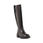 EMBERLYNN BLACK LEATHER WATERPROOF BOOT