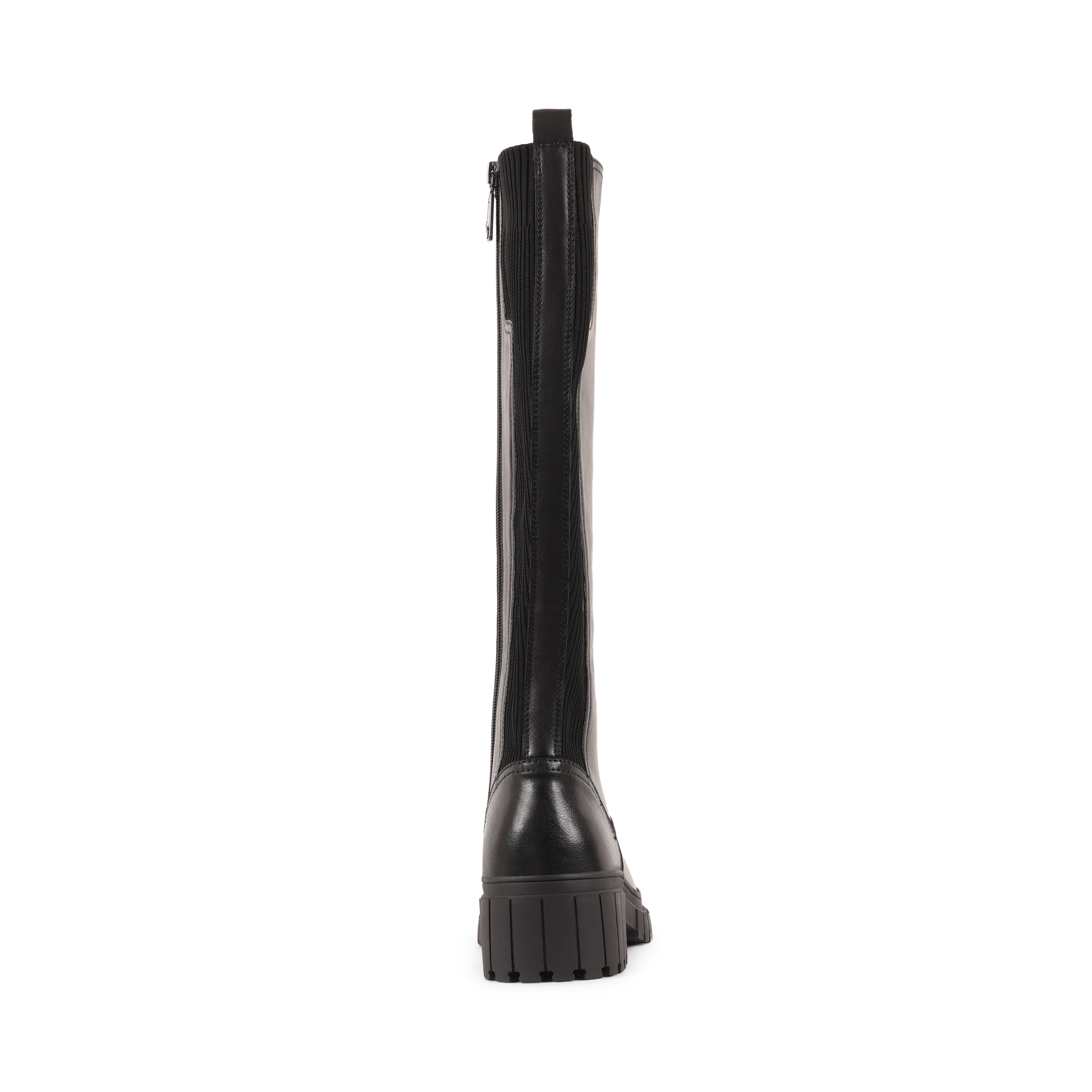 EMBERLYNN BLACK LEATHER WATERPROOF BOOT