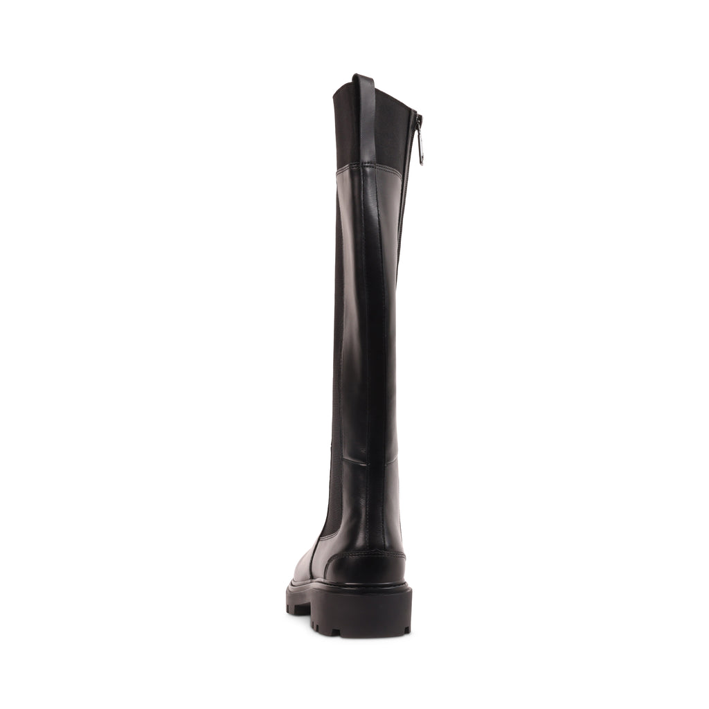 JANESSA BLACK LEATHER WATERPROOF BOOT