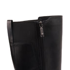 JANESSA BLACK LEATHER WATERPROOF BOOT
