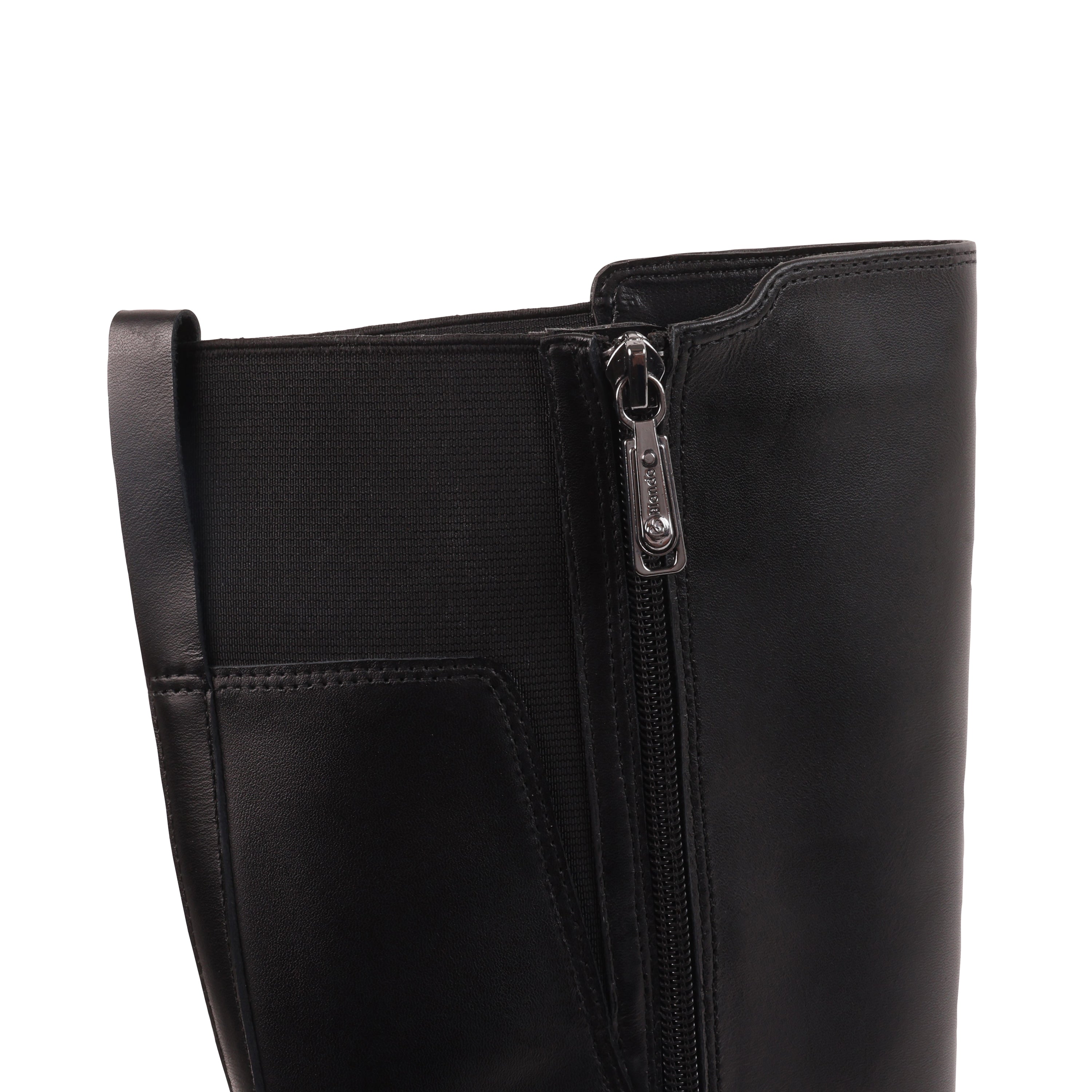 JANESSA BLACK LEATHER WATERPROOF BOOT