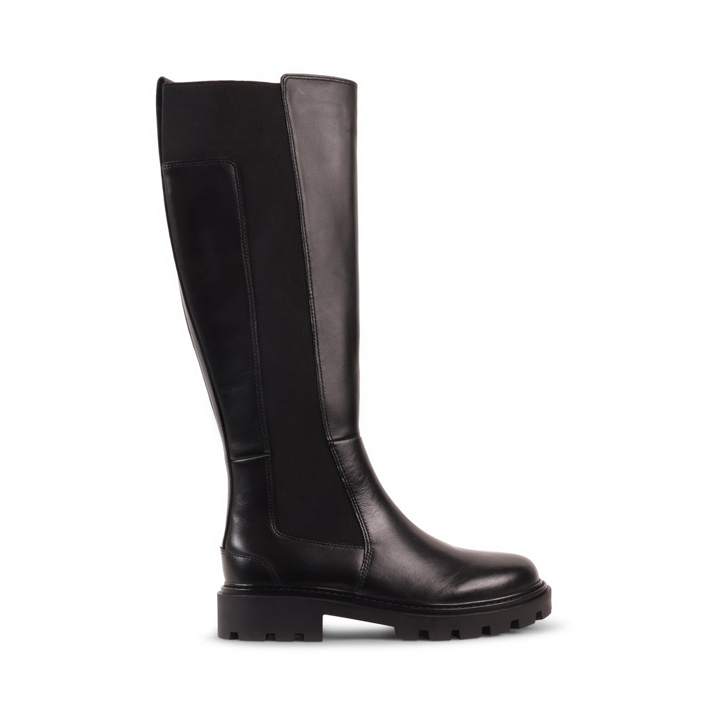 JANESSA BLACK LEATHER WATERPROOF BOOT