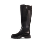 JANESSA BLACK LEATHER WATERPROOF BOOT