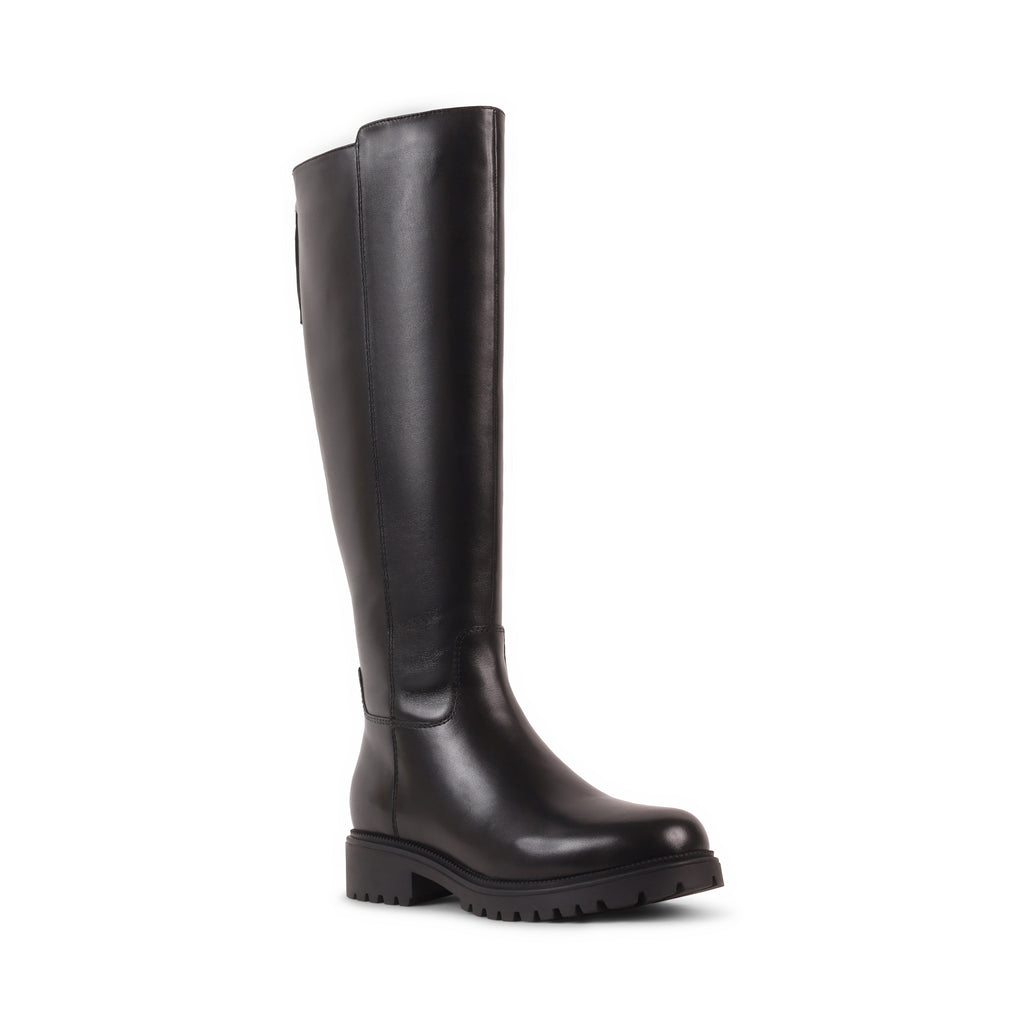 SAMANTA BLACK LEATHER WATERPROOF BOOT