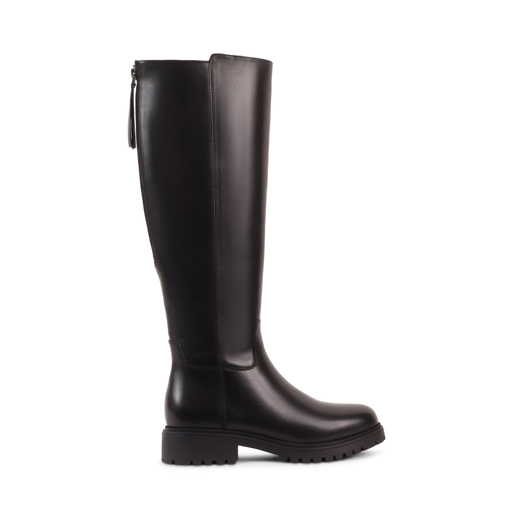 SAMANTA BLACK LEATHER WATERPROOF BOOT
