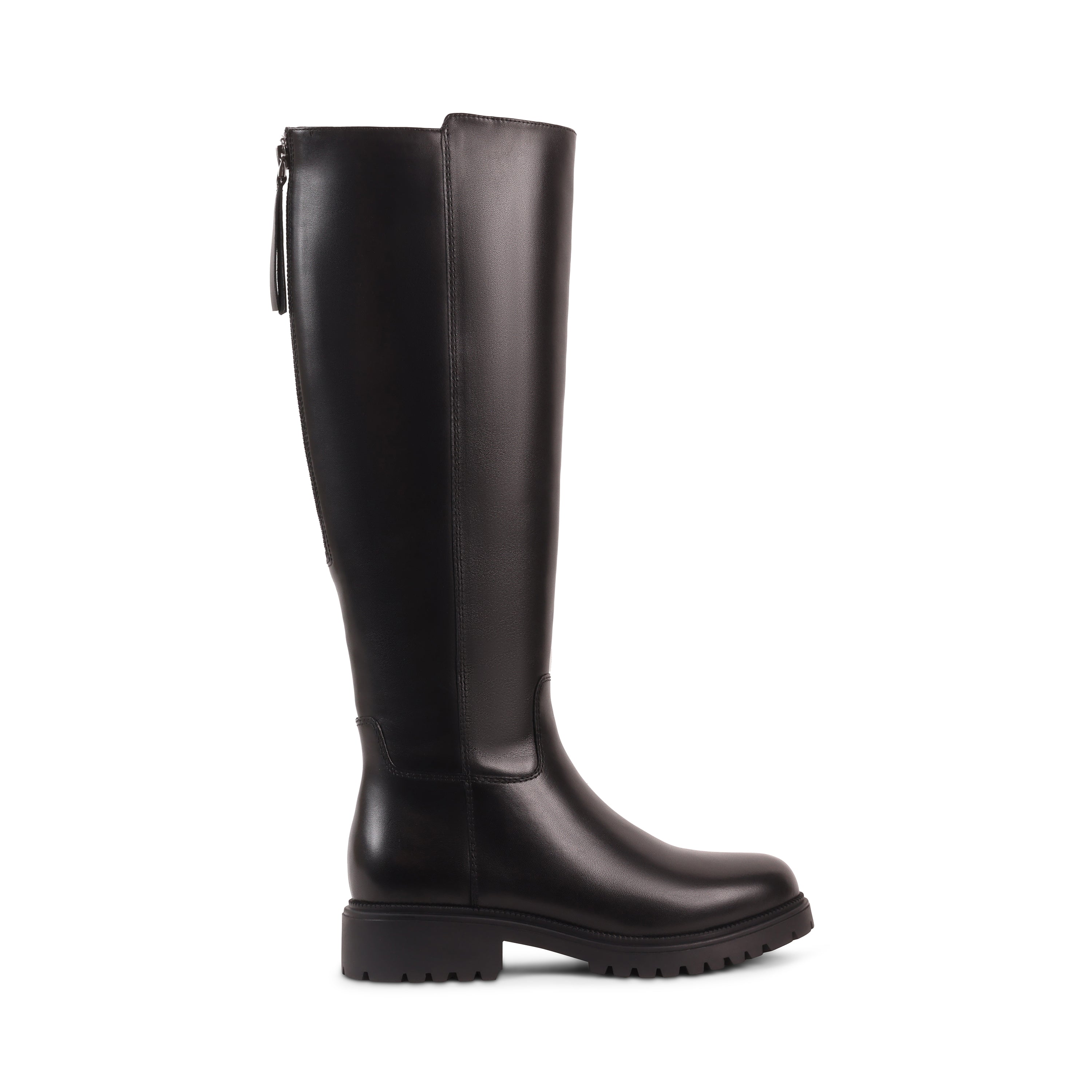 SAMANTA BLACK LEATHER WATERPROOF BOOT