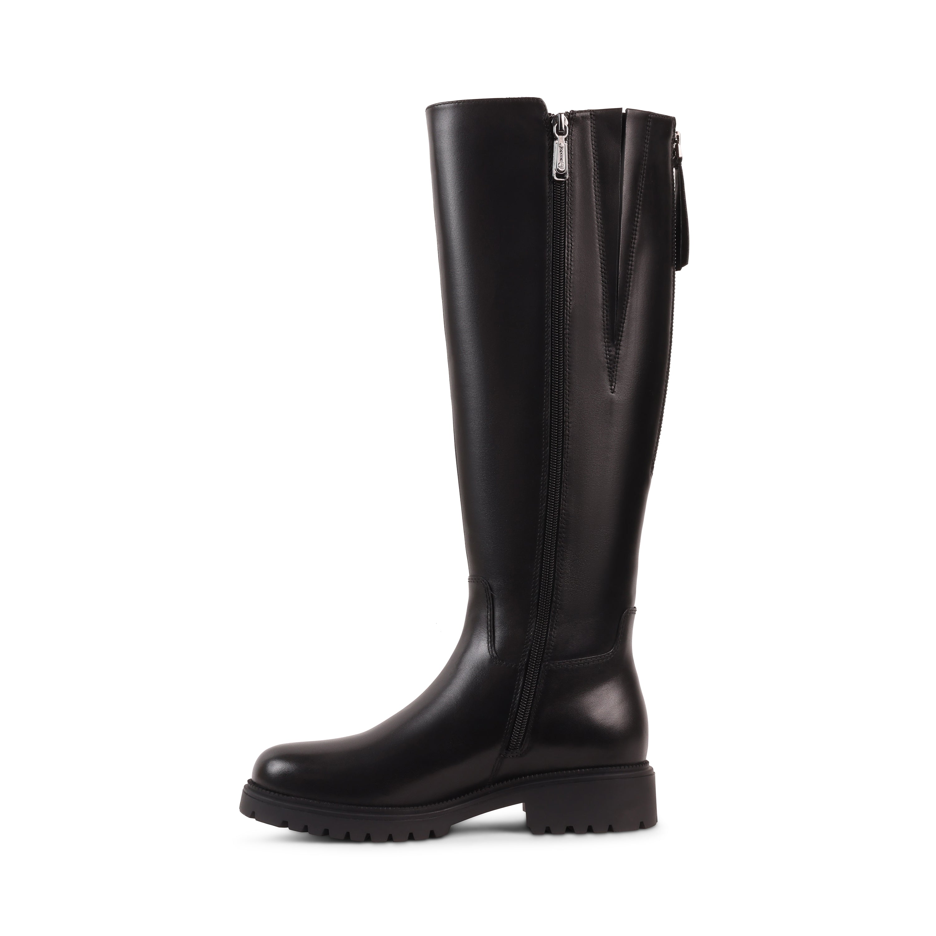 SAMANTA BLACK LEATHER WATERPROOF BOOT