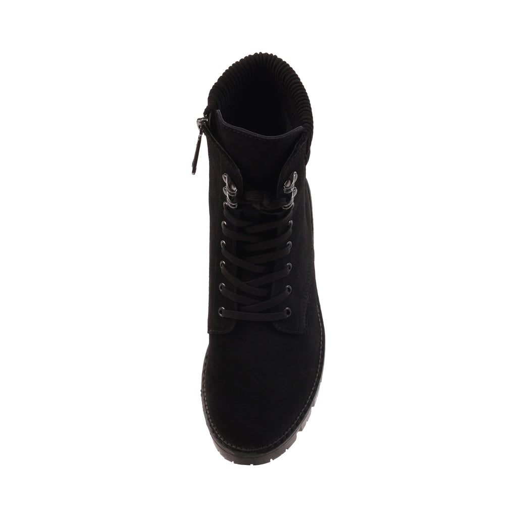 DULCES BLACK SUEDE WATERPROOF BOOT