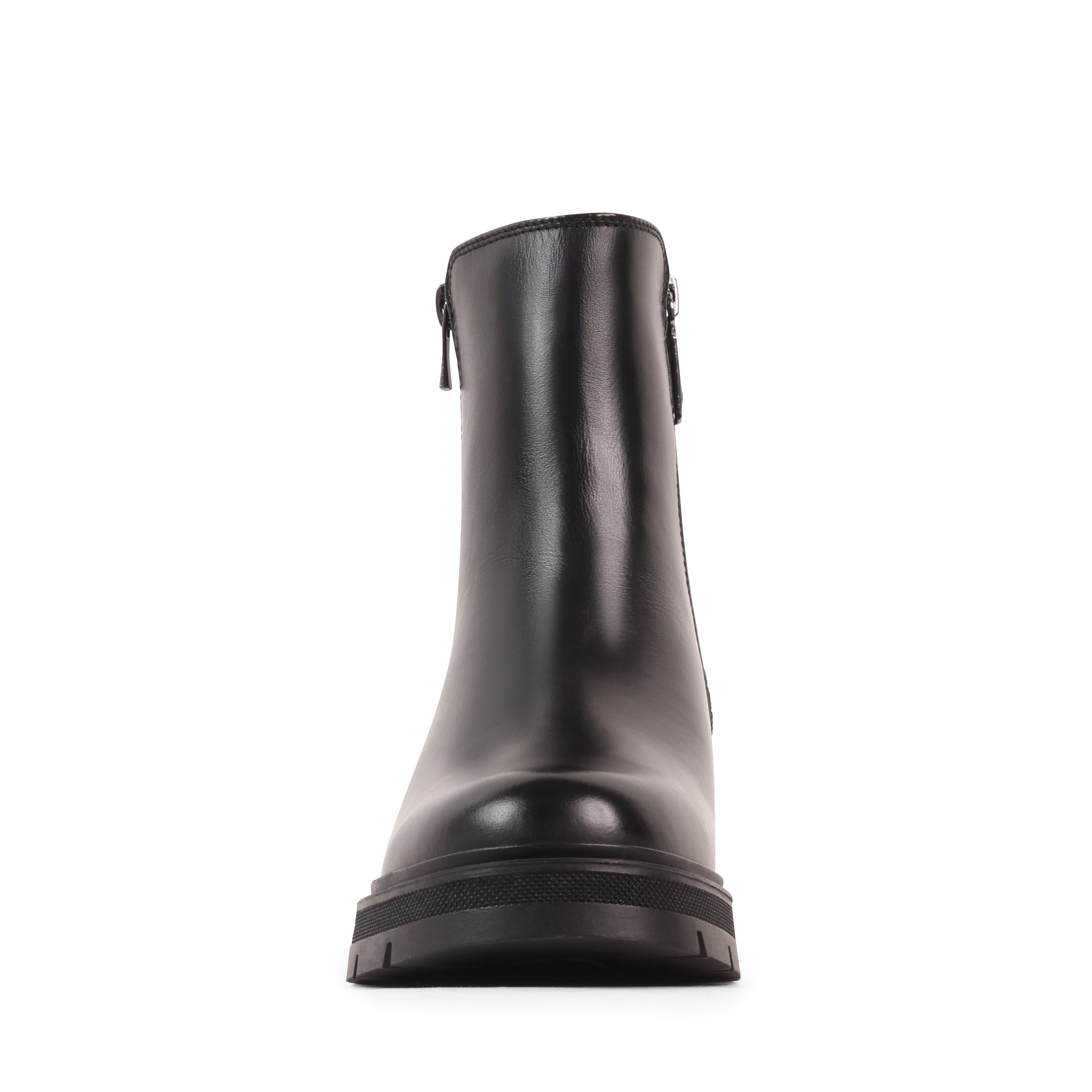 ANNALISE BLACK LEATHER WATERPROOF BOOT