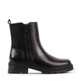 ANNALISE BLACK LEATHER WATERPROOF BOOT