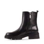 ANNALISE BLACK LEATHER WATERPROOF BOOT