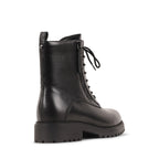 STELLAA BLACK LEATHER WATERPROOF BOOT
