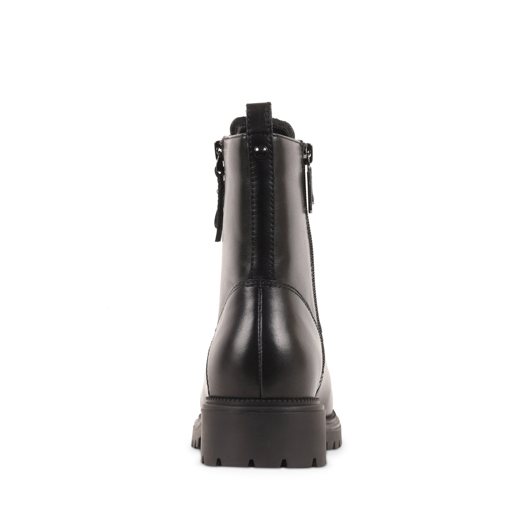 STELLAA BLACK LEATHER WATERPROOF BOOT