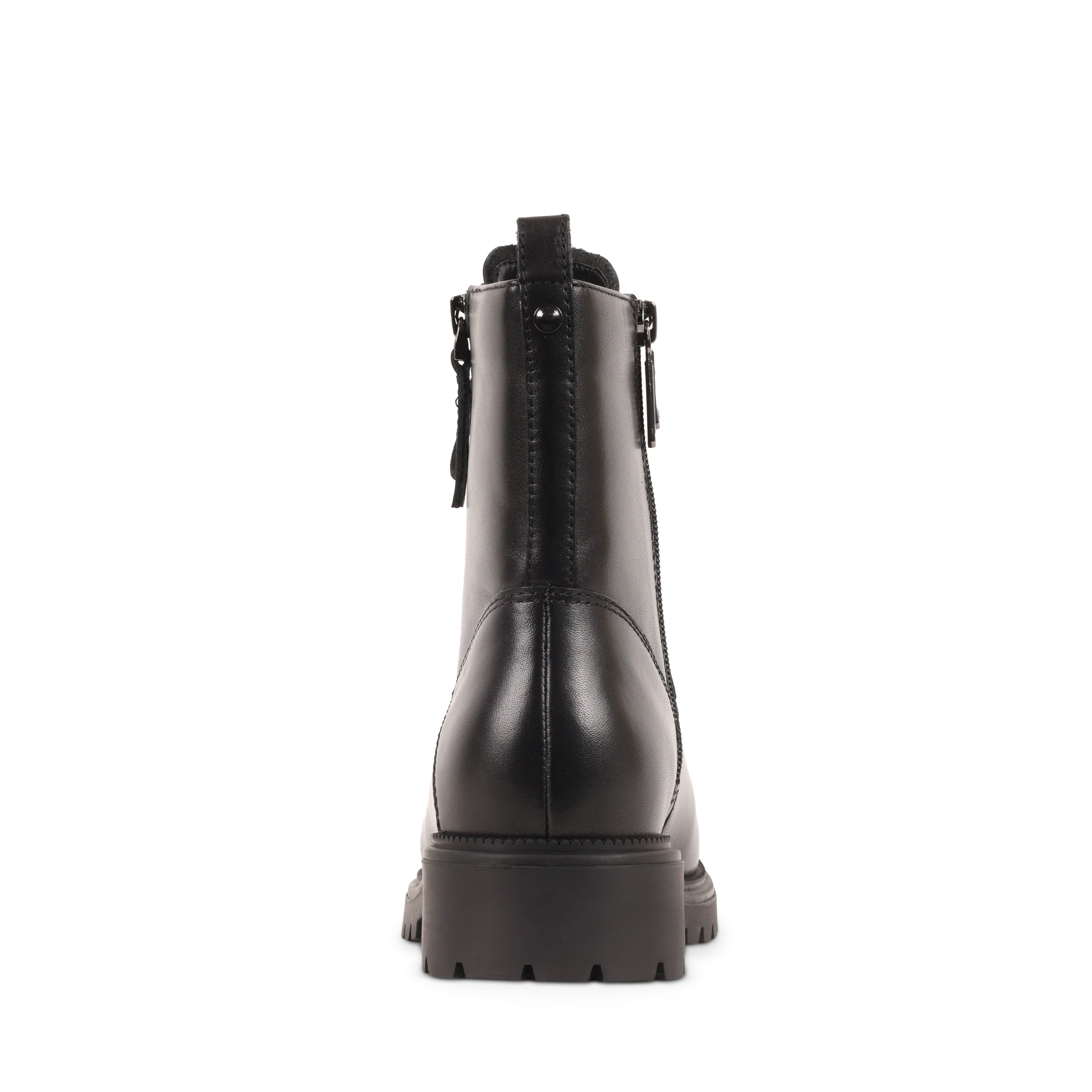 STELLAA BLACK LEATHER WATERPROOF BOOT