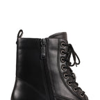 STELLAA BLACK LEATHER WATERPROOF BOOT