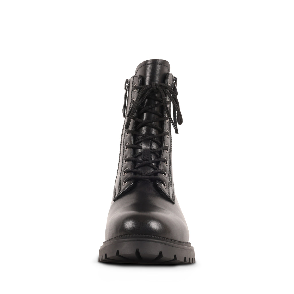 STELLAA BLACK LEATHER WATERPROOF BOOT