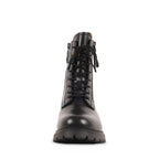STELLAA BLACK LEATHER WATERPROOF BOOT