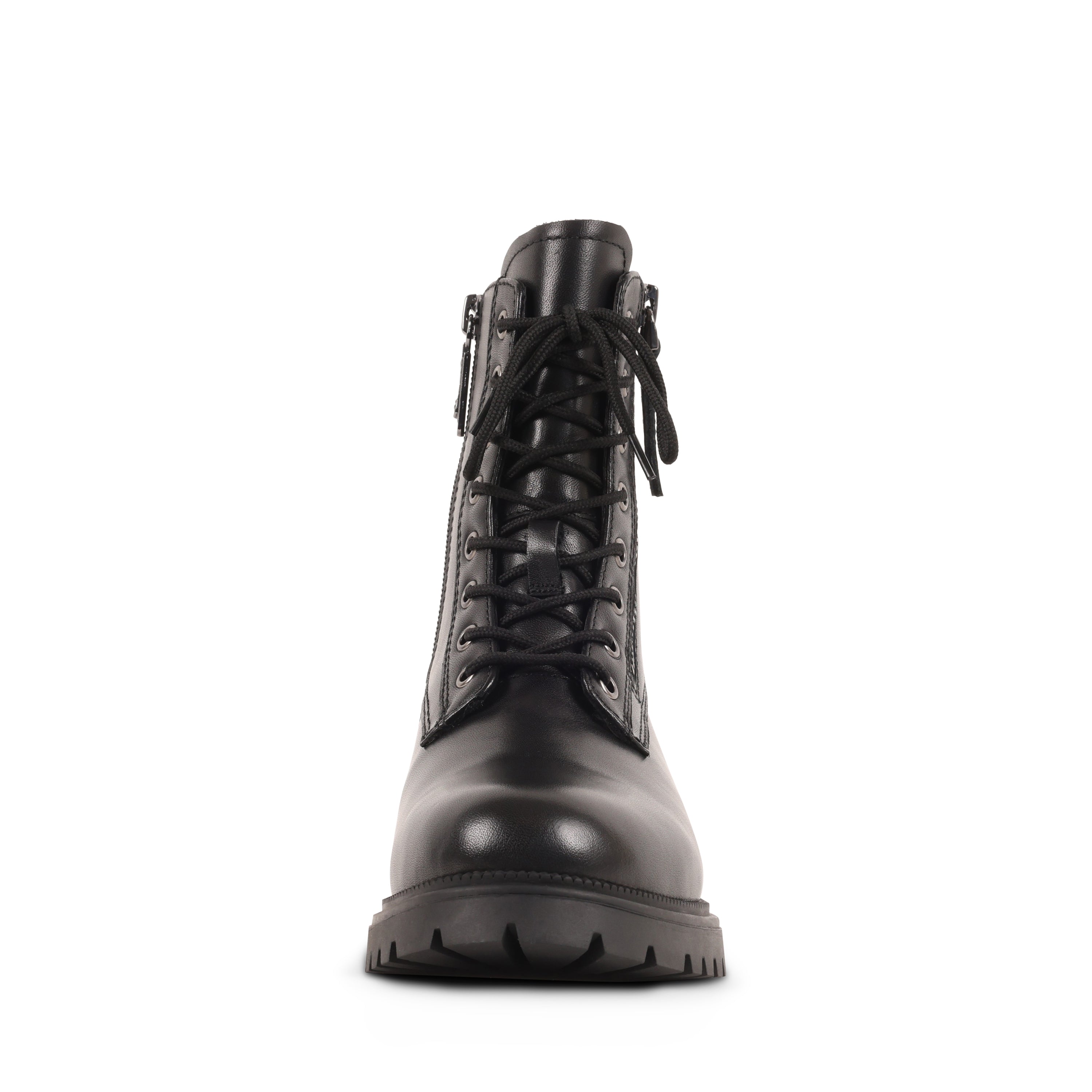 STELLAA BLACK LEATHER WATERPROOF BOOT