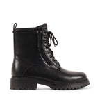 STELLAA BLACK LEATHER WATERPROOF BOOT