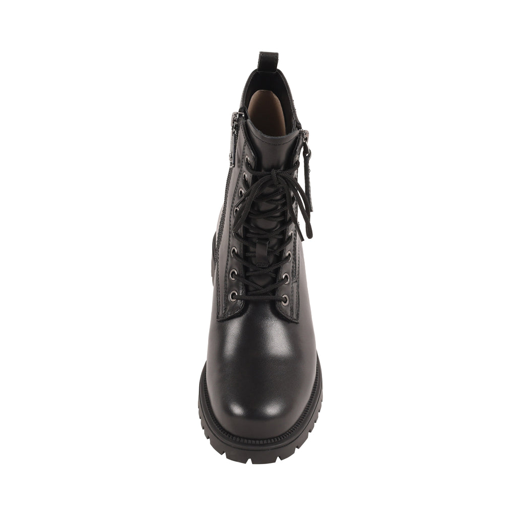 STELLAA BLACK LEATHER WATERPROOF BOOT