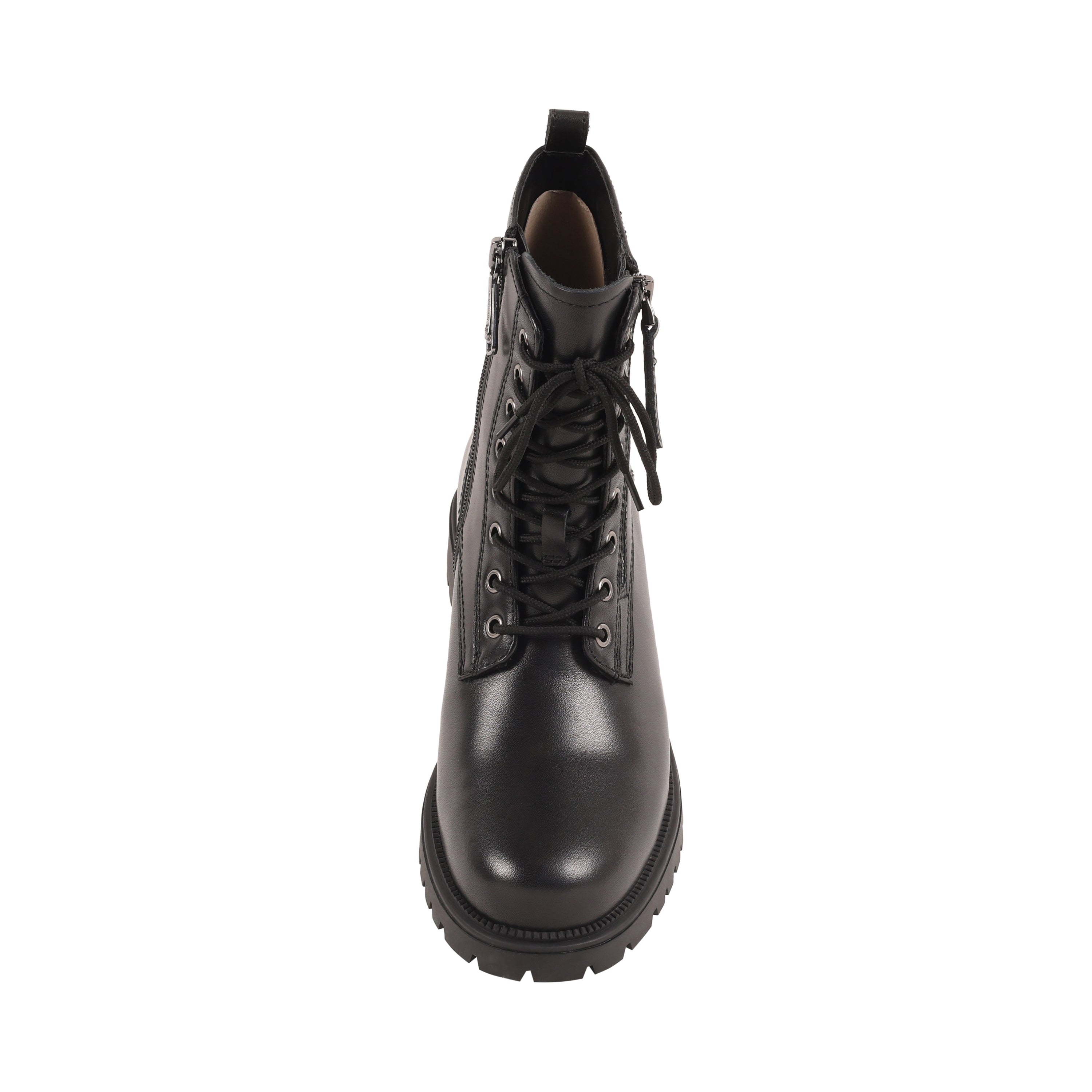 STELLAA BLACK LEATHER WATERPROOF BOOT