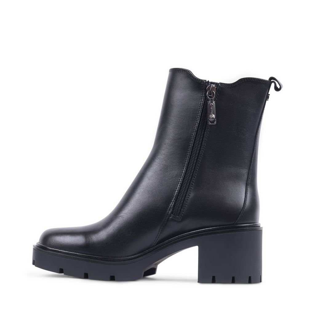 INIYA BLACK LEATHER WATERPROOF BOOT