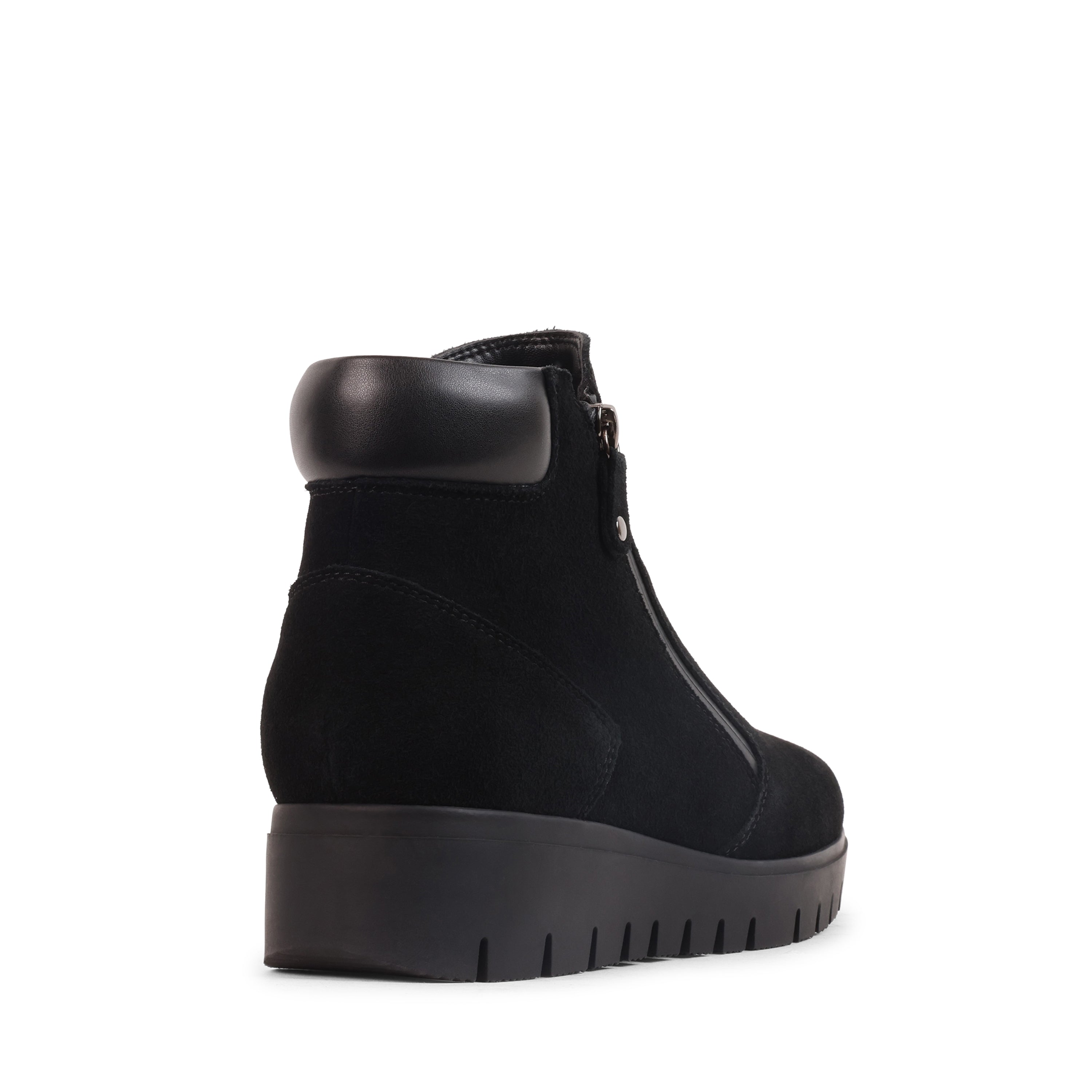 ALICIAA BLACK SUEDE WATERPROOF BOOT