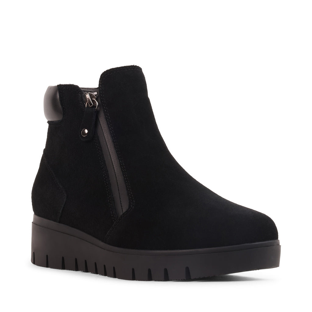 ALICIAA BLACK SUEDE WATERPROOF BOOT