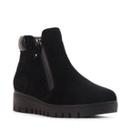 ALICIAA BLACK SUEDE WATERPROOF BOOT