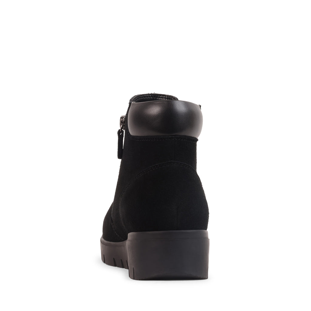 ALICIAA BLACK SUEDE WATERPROOF BOOT