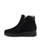 ALICIAA BLACK SUEDE WATERPROOF BOOT