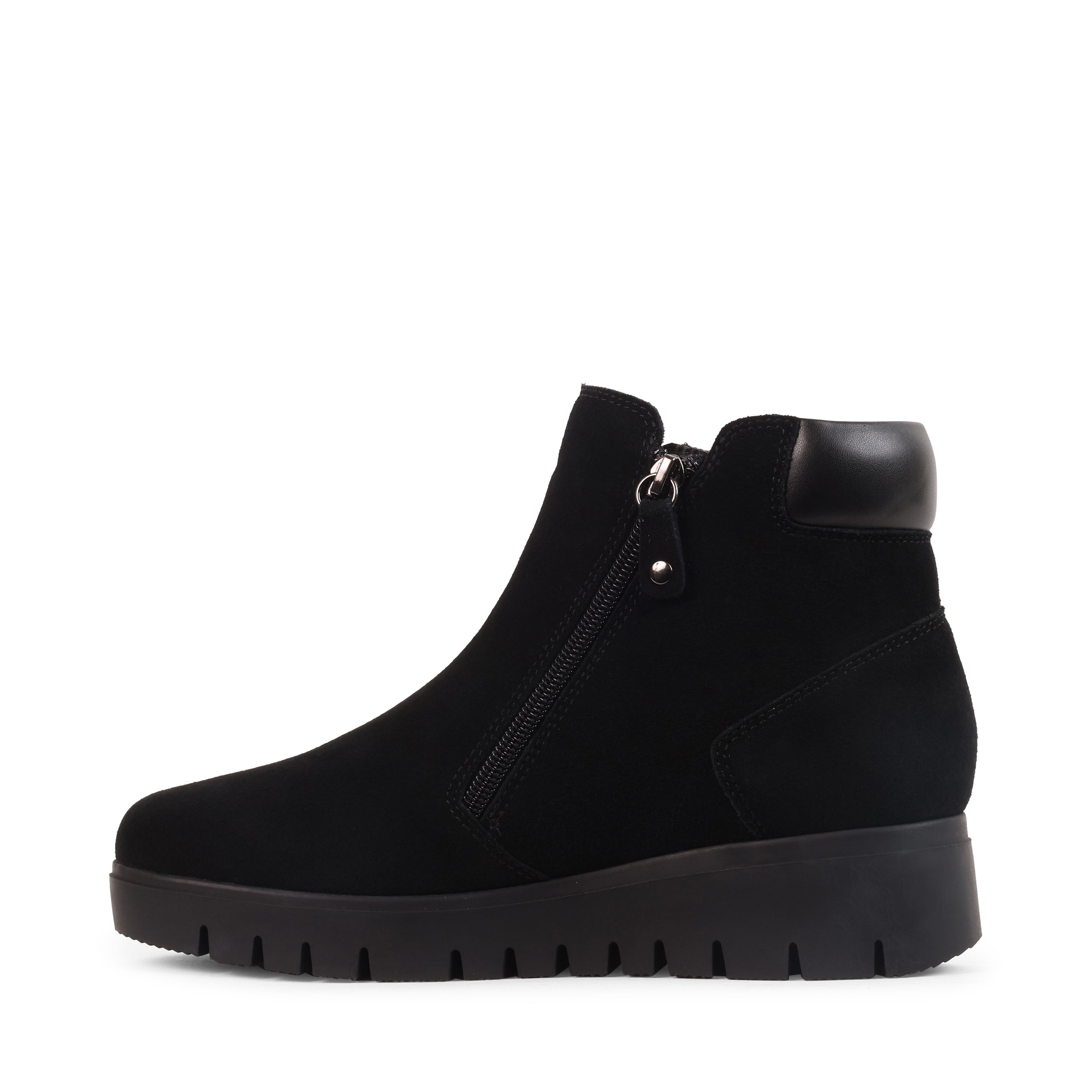 ALICIAA BLACK SUEDE WATERPROOF BOOT