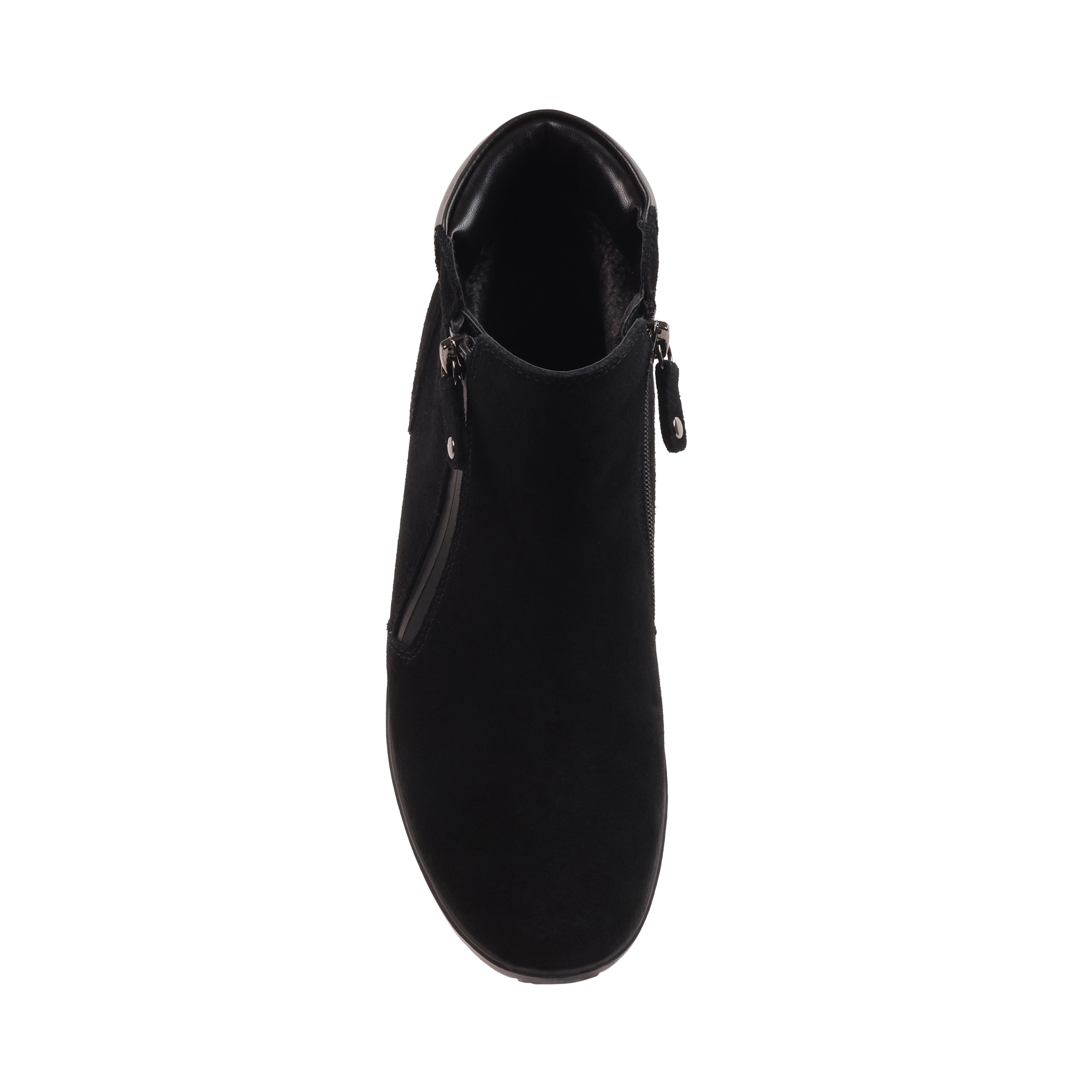 ALICIAA BLACK SUEDE WATERPROOF BOOT